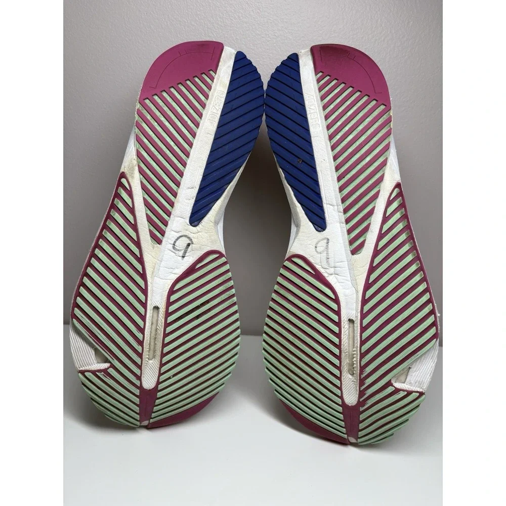 Adidas Mens Adizero SL Running Athletic Shoes White/Blue/Fuchsia GV9095 Size 8.5